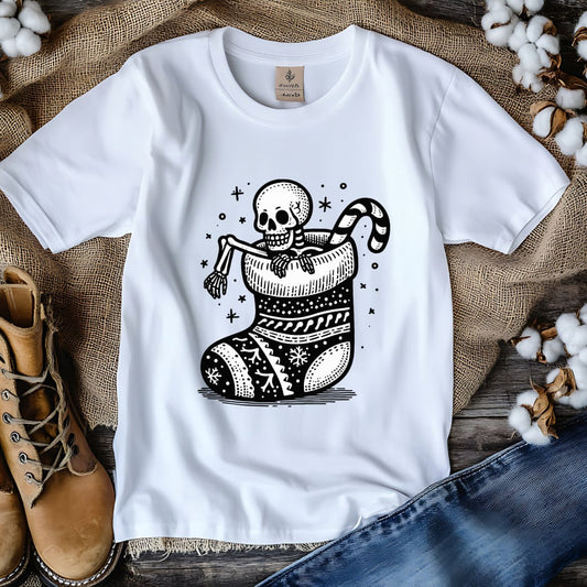 Funny Christmas Skeleton SVG PNG