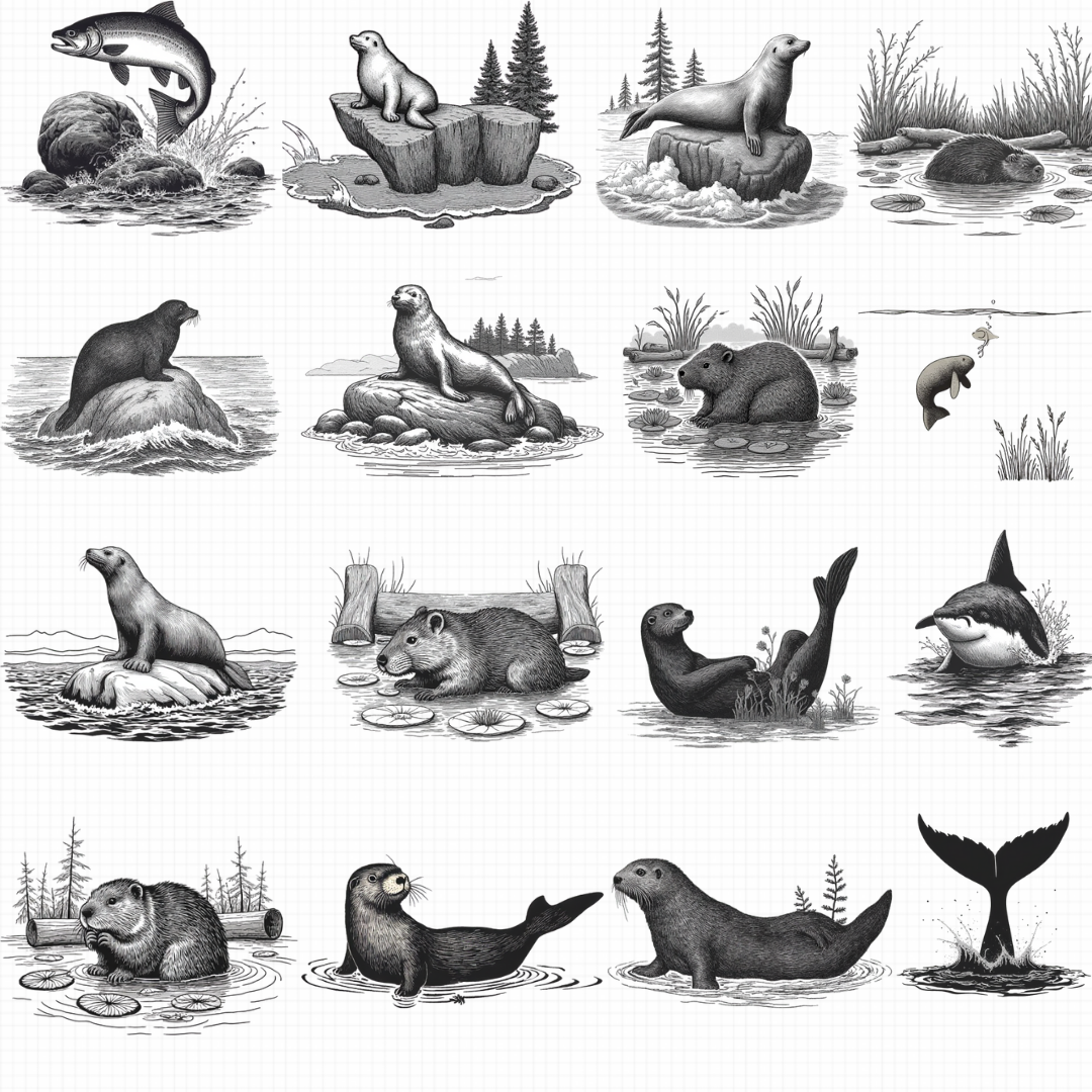 The Ultimate Wildlife Vector Collection: 102 Premium Animal Designs for CNC & Laser